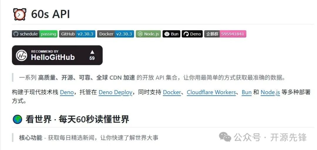 又来一款高质量、免费API集合，新闻、热门榜单、实用工具接口一键获取，太爽了！
